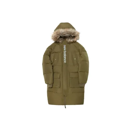 New Balance совместный бренд Зеленый Мужской Пуховик