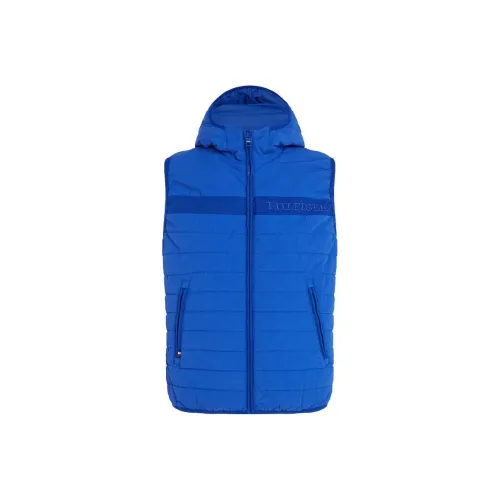 Tommy Hilfiger Blue Men's Gilets Томми Хилфигер Синий Мужской Жилеты