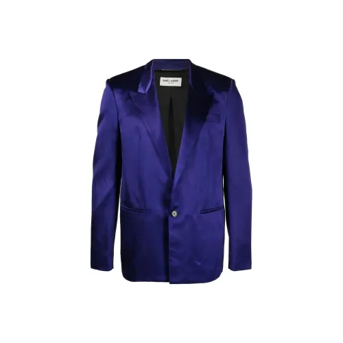 SAINT LAURENT Фиолетовый Мужской Деловой Костюм