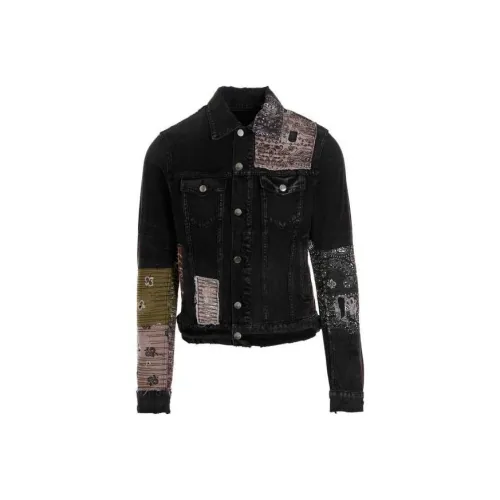 AMIRI Черные Мужские Джинсовые Куртки