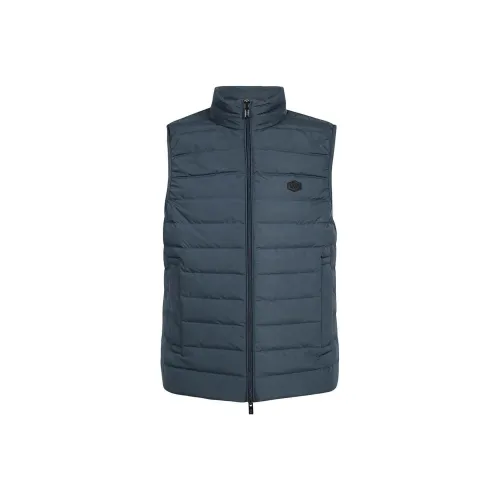 EMPORIO ARMANI Синие Мужские Жилеты