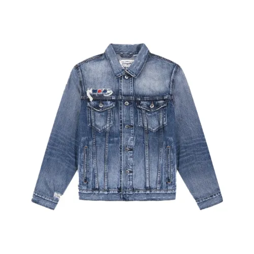 Levis Blue Men's Denim Jackets Левис Синий Мужские Джинсовые Куртки