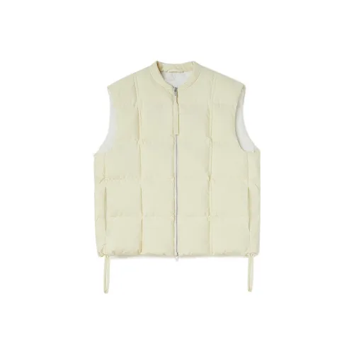 JIL SANDER Бежевый Желтый Мужские Жилеты