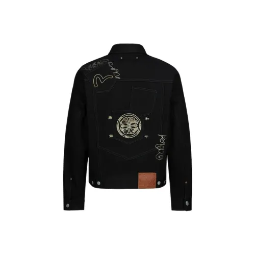 EVISU Мужские черные куртки