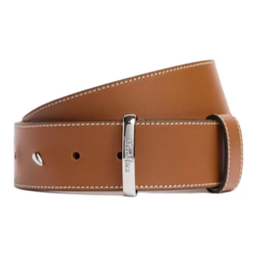 'S MAX MARA Телячья кожа Кожаные ремни Женские Коричневый 4CM