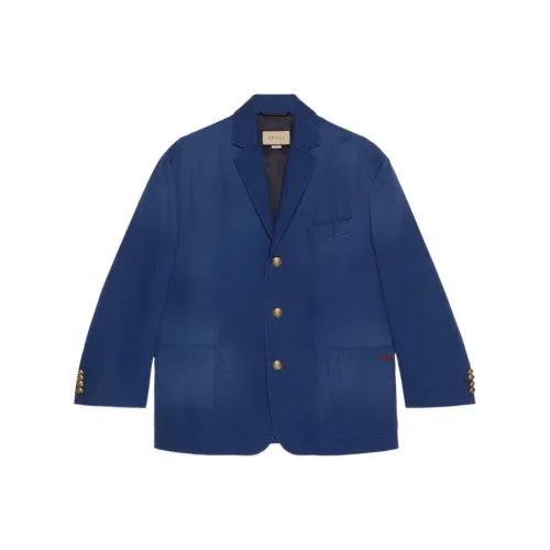 GUCCI Синий Мужской Деловой костюм