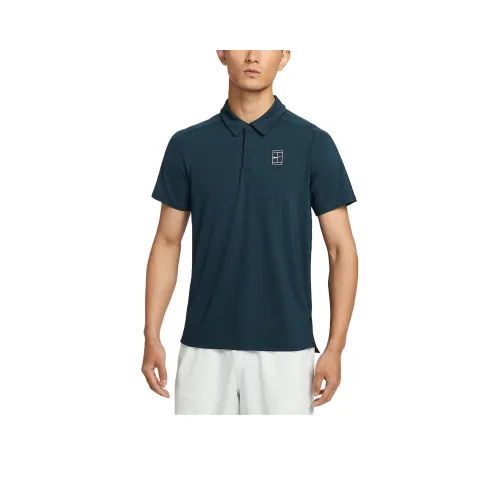 Nike Court AdvantageDri Форма T Рубашка Мужская Глубокое море Синий