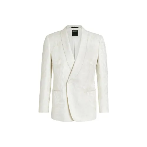 Ermenegildo Zegna Белый Мужской Деловой костюм