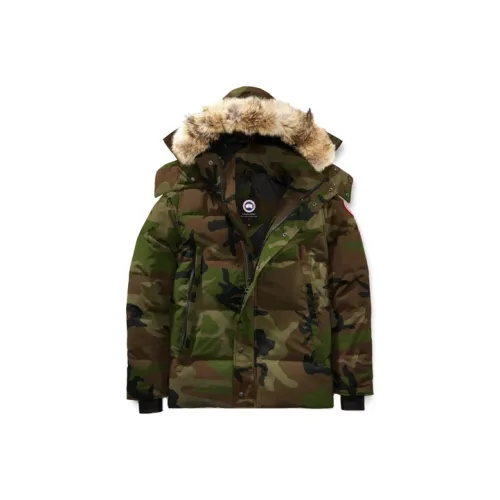 Canada Goose Wyndham Series Down Jacket Parka Coat Men's Camouflage Канада Goose Wyndham Series Пуховик Parka Пальто Мужской Камуфляж