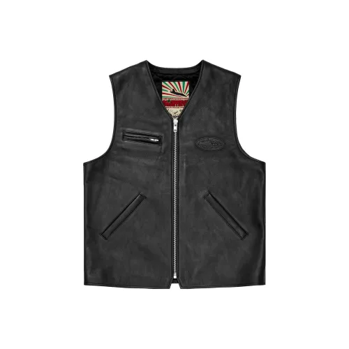 Corteiz совместный бренд Черные мужские жилеты