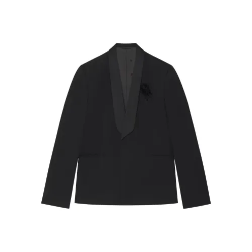 GIVENCHY Бизнес костюм пальто мужской черный