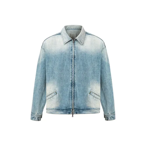 PFR AND Винтажный синий Унисекс Джинсовые куртки