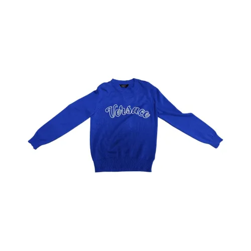 VERSACE Синий Мужской Трикотаж