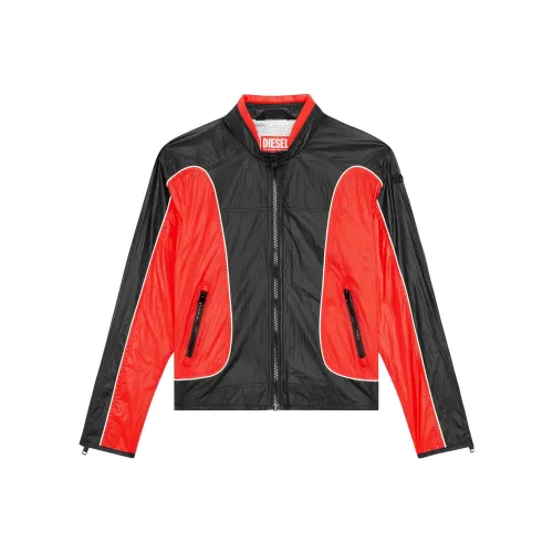 DIESEL Red Men's Jackets DIESEL Красные Мужские Куртки