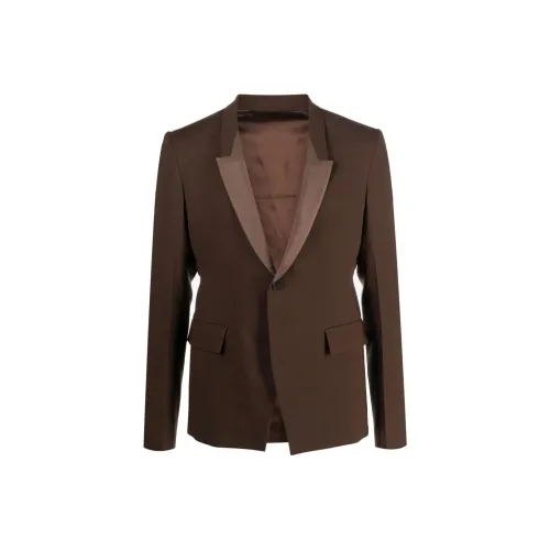 RICK OWENS совместный бренд Коричневый Мужской Деловой костюм