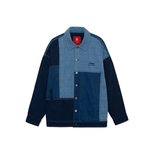 LINING Синий Мужской Джинсовый Куртка