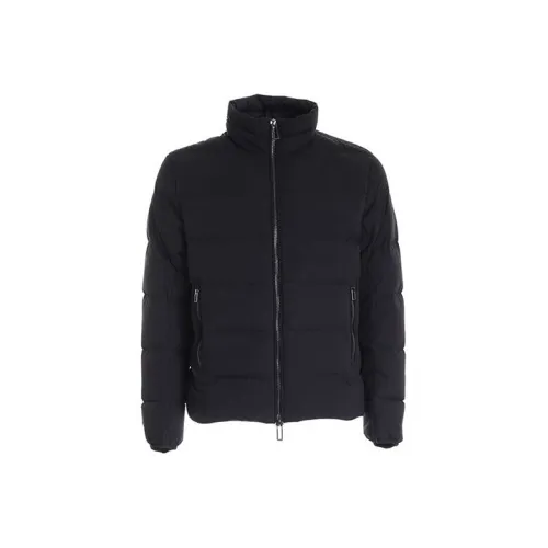 EMPORIO ARMANI Пуховик Мужской Морской Синий