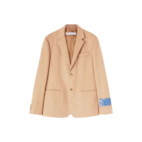 Off Белый Имбирно-желтый Мужской Деловые костюмы