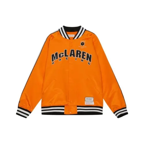 Mitchell Ness M&N X McLaren Co Branded SERIES Апельсин Унисекс Куртки