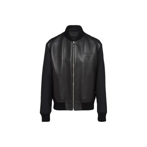 PRADA Мужские черные куртки