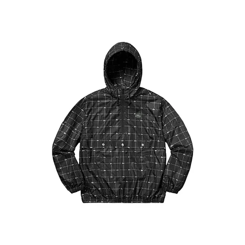 Supreme SS18 Быстросохнущая ветровка унисекс черного цвета