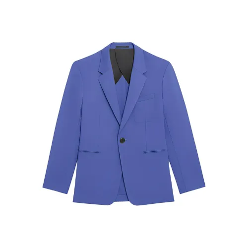 THEORY X Lucas Ossendrijver Ярко-синий Мужской Деловой костюм