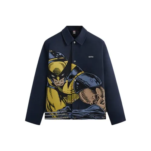 Kith X Marvel SS23 Co Branded SERIES Blue Унисекс Куртки