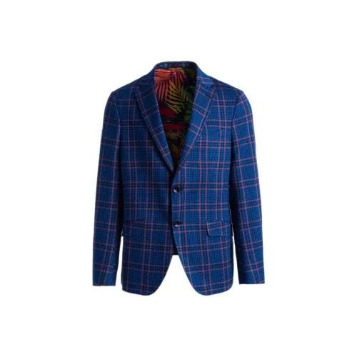 ETRO Синий Мужской Деловой Костюм