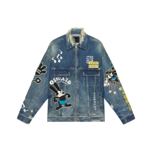 Givenchy Blue Men's Denim Jackets Givenchy Синий Мужской Джинсовые Куртки