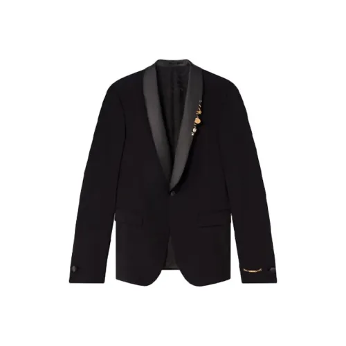 VERSACE Черные Мужские Деловые Костюмы