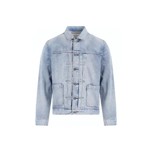 Levis Blue Men's Denim Jackets Левис Синий Мужские Джинсовые Куртки