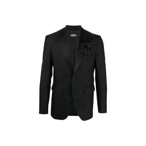 DSQUARED 2 Черные Мужские Деловые Костюмы