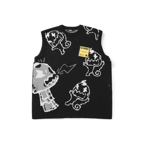 GENANX Черные Унисекс Жилеты