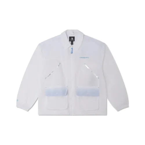 Конверс Белый Мужская Куртка