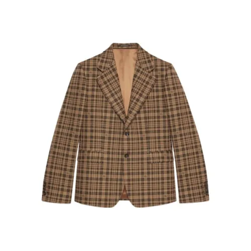 GUCCI FW23 Бизнес-костюм Куртка Мужская Многоцветная