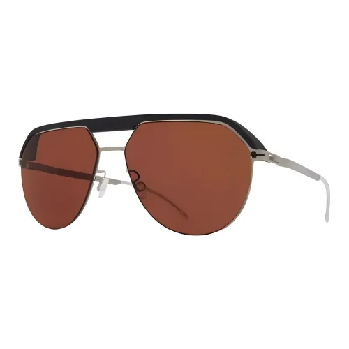 MYKITA Нержавеющая сталь Aviator Солнцезащитные очки Унисекс Черный