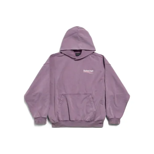 Balenciaga FW24 Свитшот Регулярный крой Мужской Фиолетовый