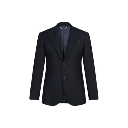 LOUIS VUITTON Бизнес-костюм Пальто Мужской Темно-синий