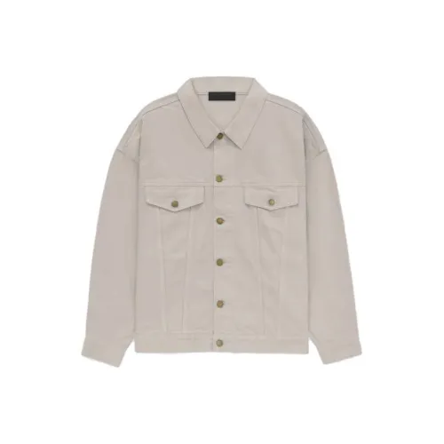 Fear Of God Essentials FW23 Denim Куртка Denim Куртка Мужская Smoke Cloud Серый Серебряный Cloud