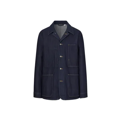 UNIQLO Denim Jacket Men's Dark Blue