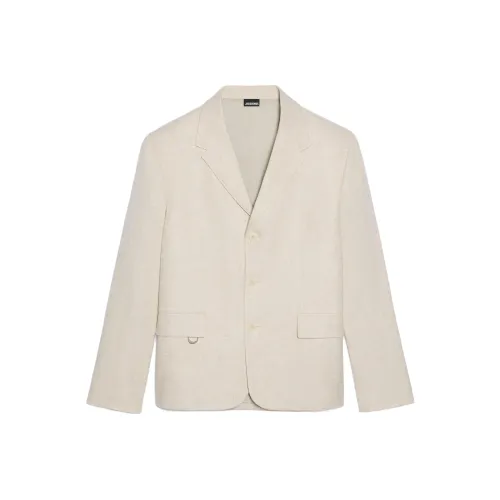 Jacquemus Квадратный Блейзер Бизнес-Костюм Мужской Белый