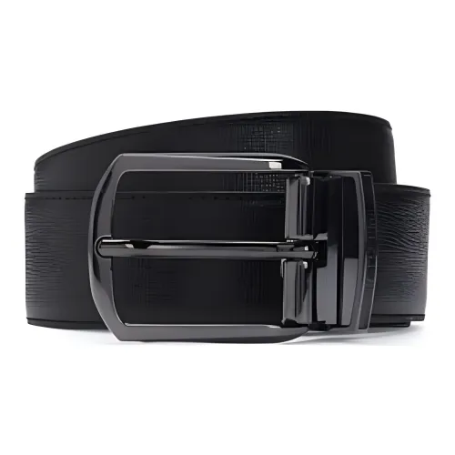 Hugo Boss Кожаные ремни Мужской Черный Ширина 3,5 см