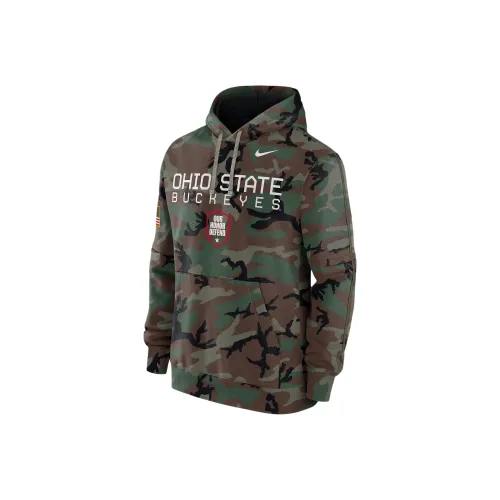 nike CollegeClub FW24 Ohio State Buckeyes Военный стиль Appreciation Свитшот Мужской Средний оливковый