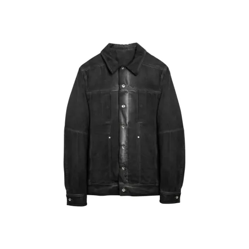 RICK OWENS совместный бренд RO SS24 Куртки Пальто Мужской Темно-серый