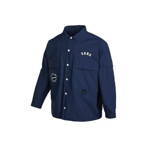 VANS Темно-синие мужские куртки