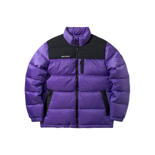 Мужская пуховая куртка с подкладкой ультрафиолетовый цвет