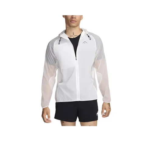 nike Trail Aireez Куртки Пальто Мужской Белый цвет Вершина