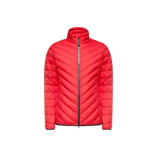 EMPORIO ARMANI Красный Мужской Пуховик
