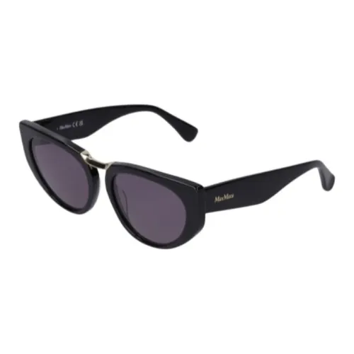 'S MAX MARA Ацетат OVAL SUNGLASSES Женские Черный