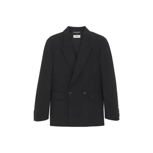 SAINT LAURENT Черные Мужские Деловые Костюмы